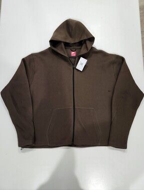 Nike Tech Fleece Full-Zip Baroque Brown Hoodie IF1319-212 Men's Size XXLTT